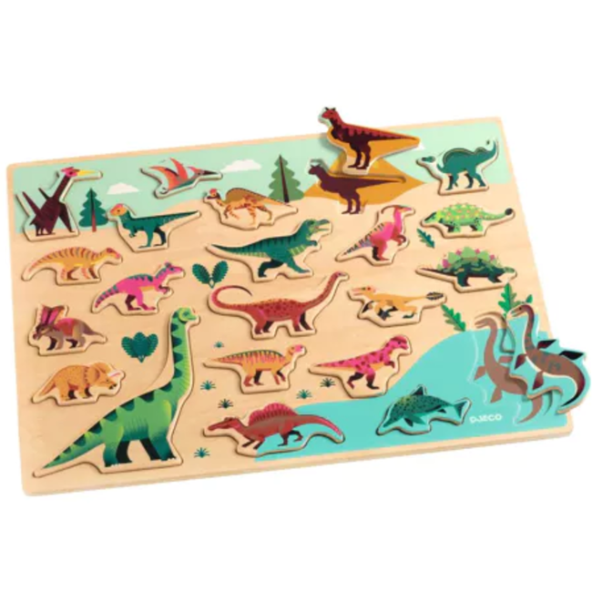 dj01832 Puzzel Dino 22stukjes