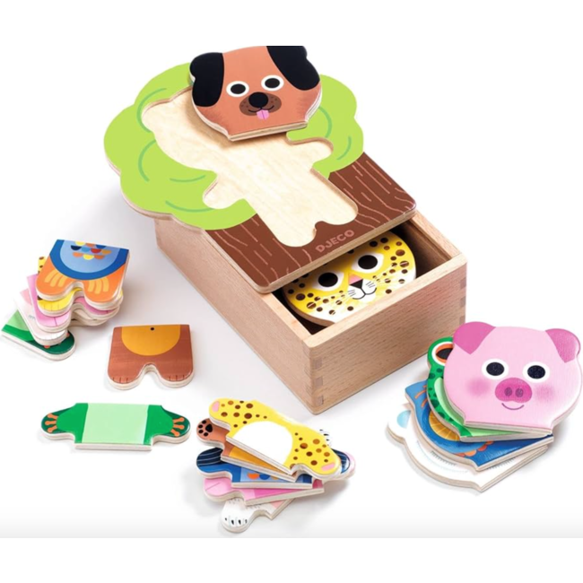 Djeco Houten puzzel Arbramix