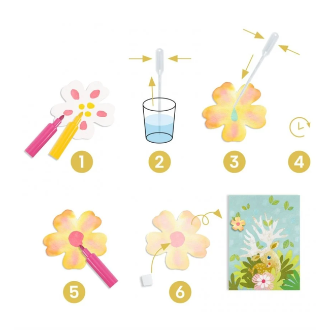 dj00082 Knutselen met vloeipapier