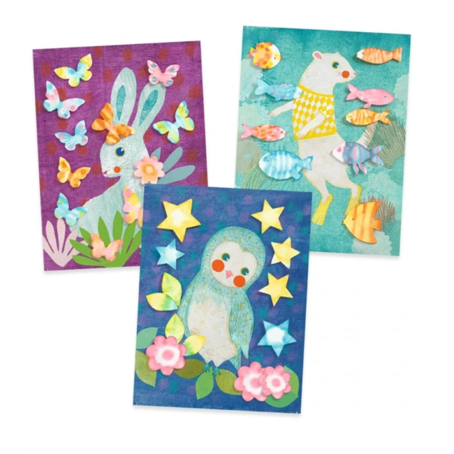 dj00082 Knutselen met vloeipapier