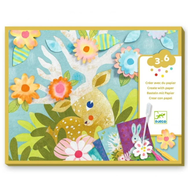 dj00082 Knutselen met vloeipapier