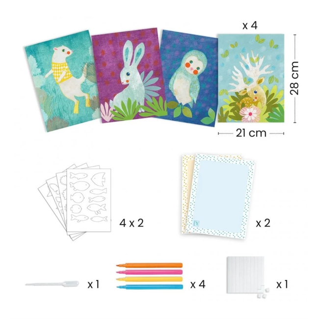 dj00082 Knutselen met vloeipapier