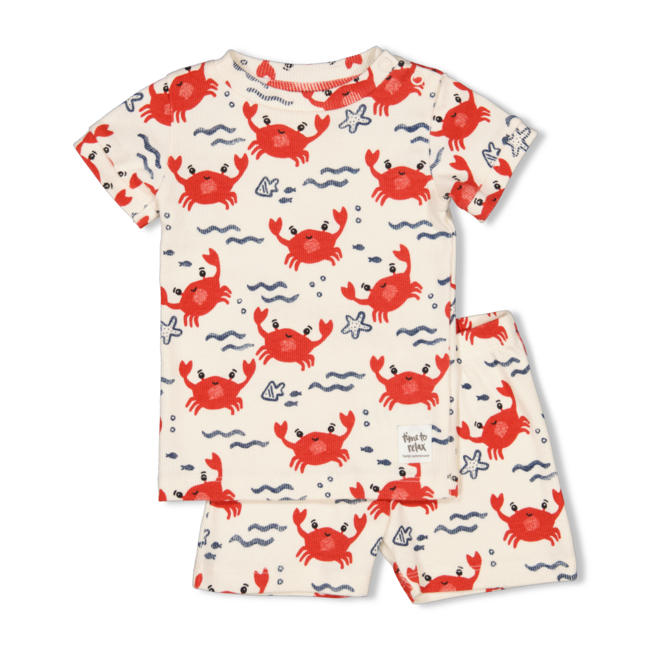 Feetje shortama Cooper Crab - Premium Summerwear offwhite