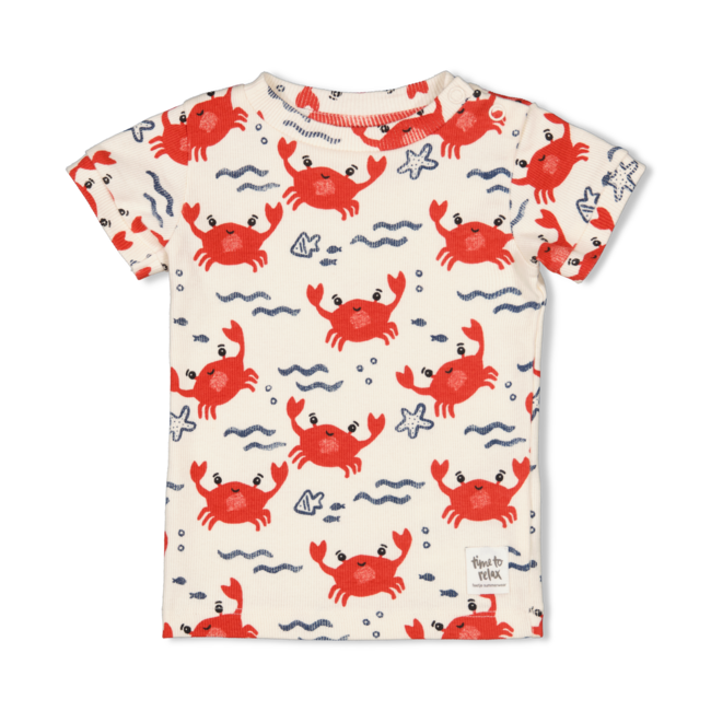 Feetje shortama Cooper Crab - Premium Summerwear offwhite