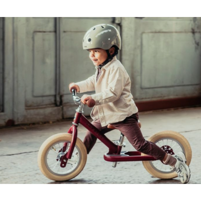 Trybike steel loopfiets Mat rood