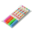 Kidywolf Kidymarker 4 Fluorescende markeerstiften Roze Groen Oranje Blauw