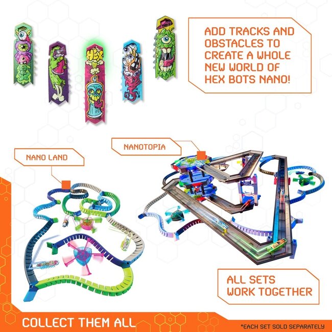 HexBots Nano Gift Pack 5-pack (1x Flash Nano, 4x Nano)
