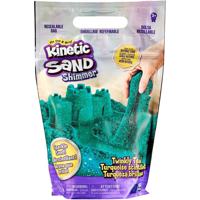 Kinetic Sand - Blauwgroen Sprankelend En Glinsterend