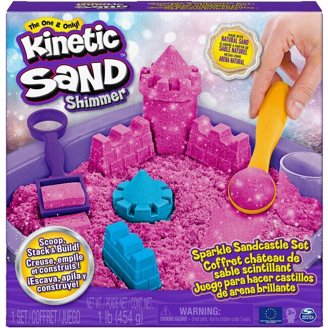 Kinetic Sand - Shimmer, Zandkasteel-Set