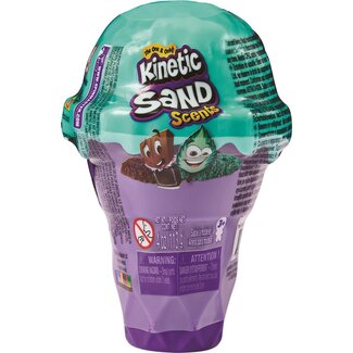 Kinetic Sand Kinetic Sand - Ijshoorntjeshouder Met Speelzand Bruin/Groen