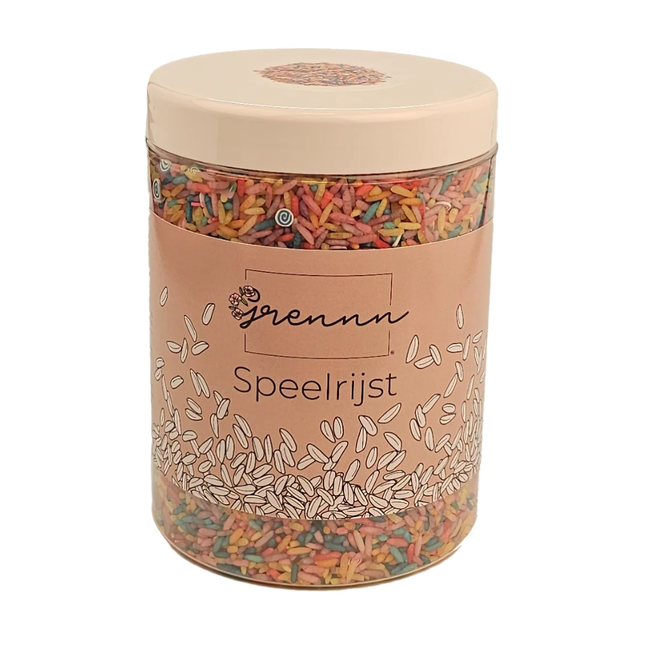 Grennn speelrijst candy mix 750 gram