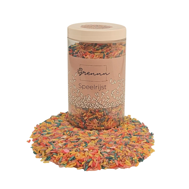 Grennn speelrijst candy mix 750 gram