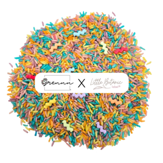 Grennn Grennn speelrijst 'wave' pastel 750 gram