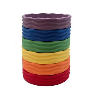 Grennn Grennn 'Wave' regenboogbakjes set