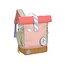 Lassig Lassig Mini Rolltop backpack Sunny explorer Roze/Pink