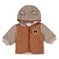 Feetje bouclé jasje met capuchon - Wild World bruin