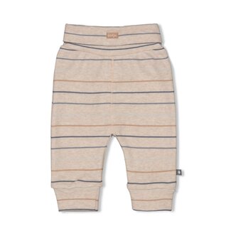 Feetje Feetje broek streep - Howdy taupe melange