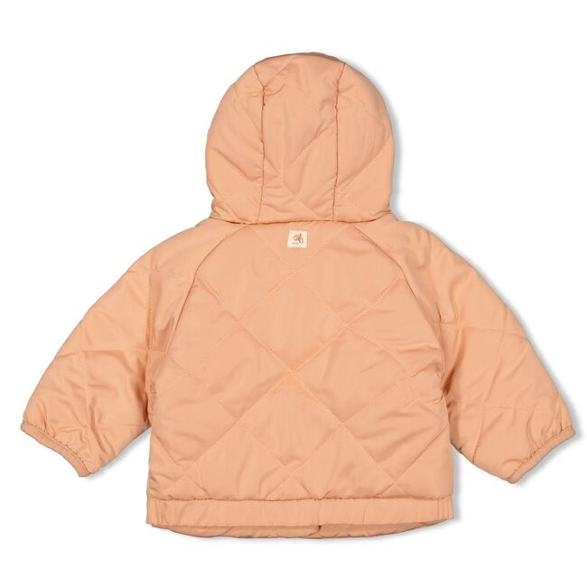 Feetje jasje met capuchon - Dancing in the Moonlight terra pink