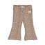 Feetje flare broek AOP - Better Together taupe melange