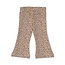 Feetje flare broek AOP - Better Together taupe melange