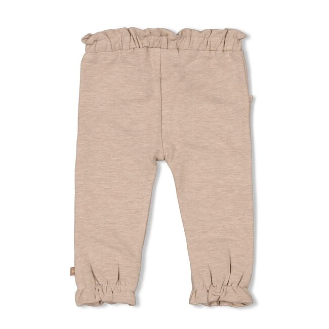 Feetje broek ruches - Better Together taupe melange