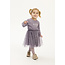 Skirt Poppy gray ridge aop