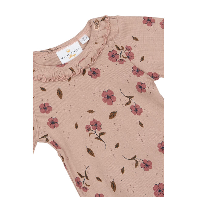 Romper Picole adobe rose aop