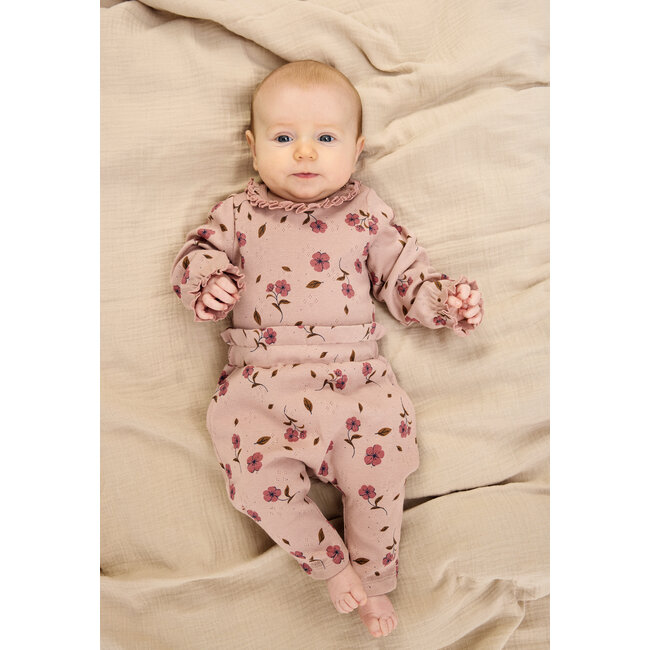 Romper Picole adobe rose aop