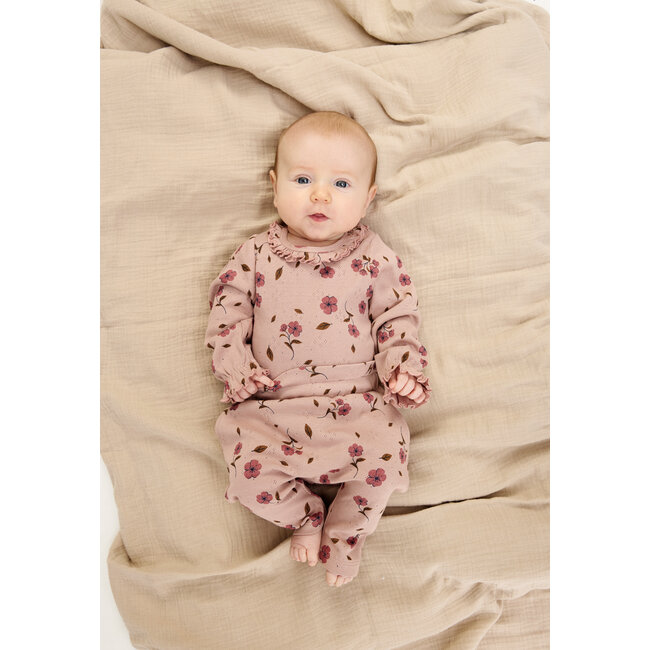 Romper Picole adobe rose aop