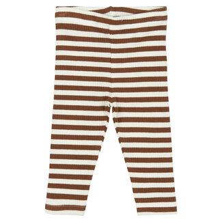 The New Siblings Legging Fro toffee striped