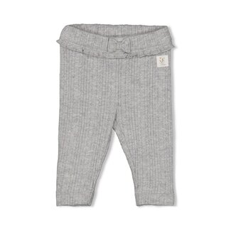 Feetje Legging ajour rib - Fields of Green grijs melange