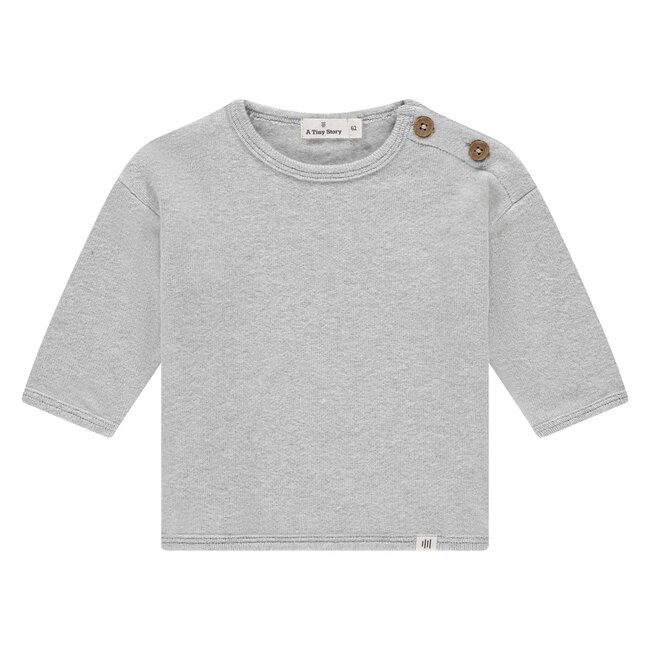 Babyface a tiny storie pullover light grey melange
