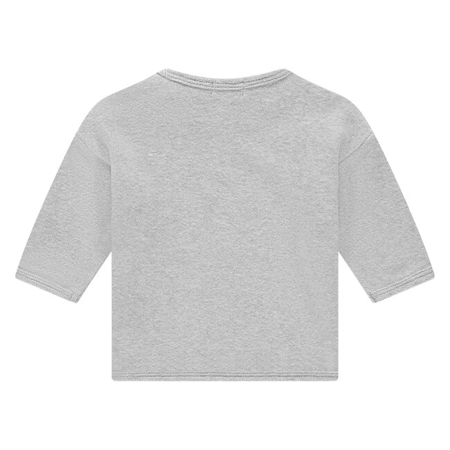 Babyface a tiny storie pullover light grey melange
