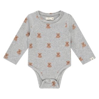 Babyface Babyface a tiny storie romper beer aop light grey melange