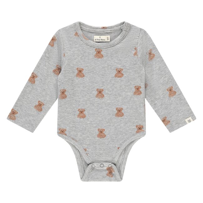 Babyface a tiny storie romper beer aop light grey melange