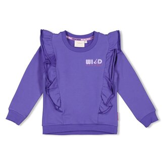 Jubel Jubel sweater ruches - Wild Soul  lavendel