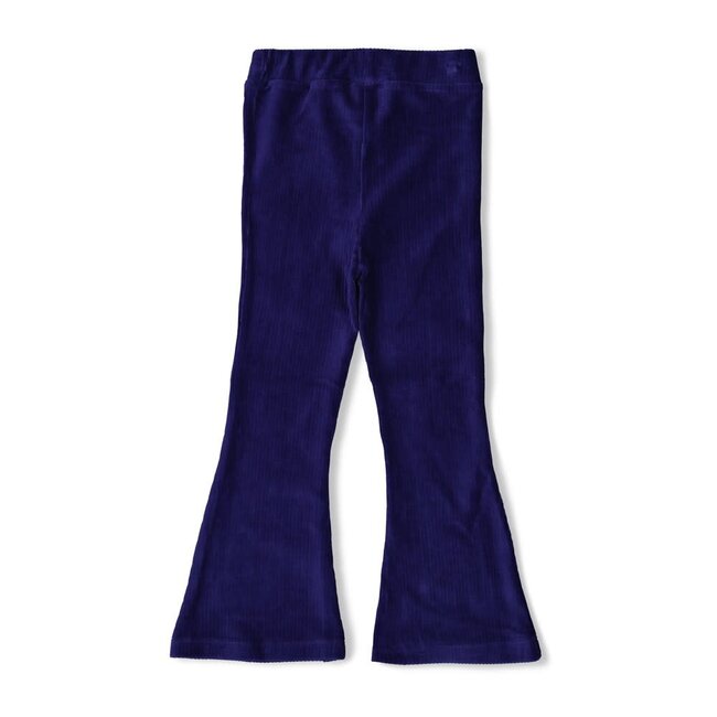 Jubel flared broek velours rib - Wild Soul  indigo