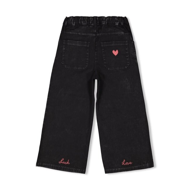 Culotte denim look - Queen Of Hearts  antraciet