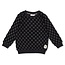 Sturdy sweater ruit badstof - Couch Club  antraciet
