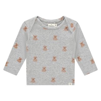 Babyface Babyface a tiny storie longsleeve beer aop light grey melange