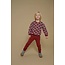 Sweater aop- Waves and Whales  bordeaux