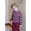 Sweater aop- Waves and Whales  bordeaux
