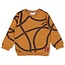 Sweater aop- Waves and Whales  hazelnoot
