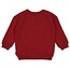 Sweater - Waves and Whales  bordeaux