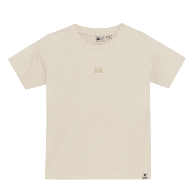 Daily7 t-shirt basic sandshell