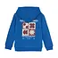 Daily7 hoodie backprint dusty kobalt
