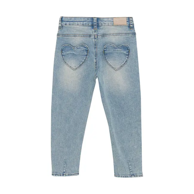 Daily7 jeans 2500 mom fit heart pocket medium denim