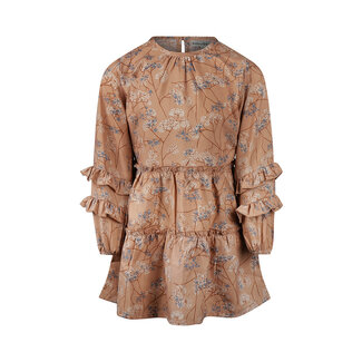 Koko Noko Dress ls caramel brown