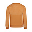 Sweater with crewneck camel