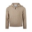 Sweater with collar taupe
